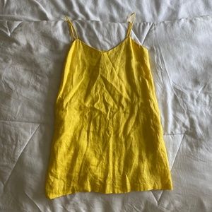 Yellow sun dress